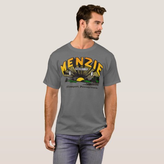 Menzie Dairy Co. - McKeesport, PA Tシャツ (正面フル)