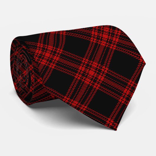 Menzies Hunting Tartan ネクタイ (ロール)