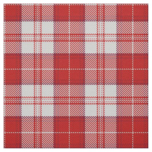Menzies Red Tartan ファブリック (見本)