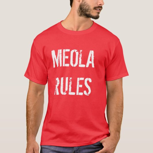 Meolaの規則 Tシャツ (正面)