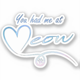 Meowで私を持っていた – セールスメリットPACR シール