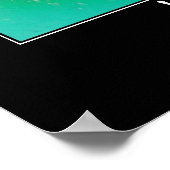 Meowは友人の猫のアートワーク ポスター (角)