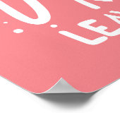 Meowは離れ私のこ怒そおもしろい- Cat ポスター (角)