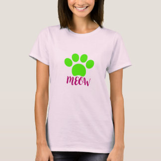 MeowデザインTシャツ(女性用) -ファッション/トレンド Tシャツ