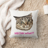 MEOW何??装飾用クッション クッション (ブランケット)