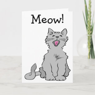 Meow:ハッピーバースデーカード カード
