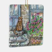 Meow at the Door セラミックオーナメント (右)