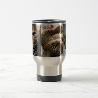 Meow Bengal Cat Travel Mug トラベルマグ