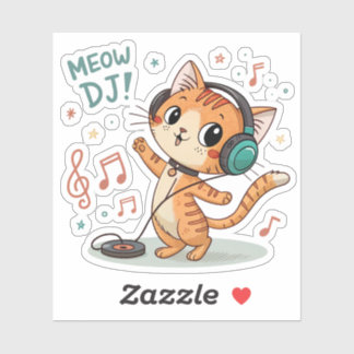 Meow DJシール シール