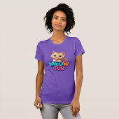 Meow Fun - Sweet Look Cat T-Shirt  Tシャツ (正面フル)