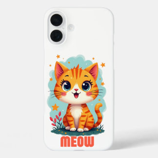 Meow iPhone 16 Plus Case-Mate - 保護 Purrfect iPhone 16 Plusケース