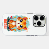 Meow iPhone 16 Proケース – メイト – シック保護 Case-Mate iPhoneケース (裏面 (横))