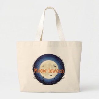 Meow-loween Magic" Tote Bag ラージトートバッグ