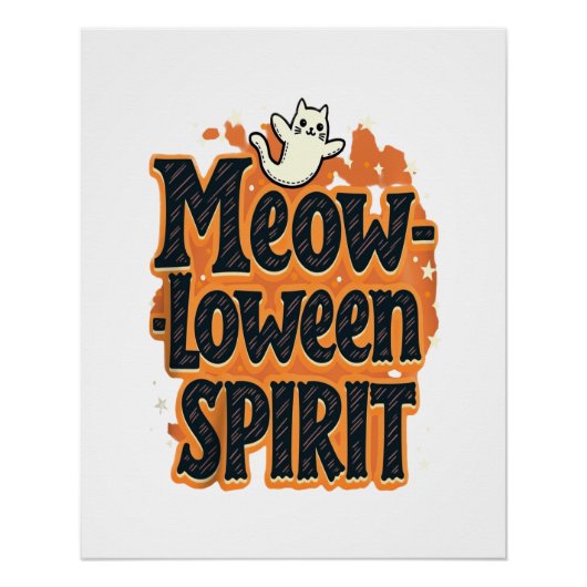 Meow-loween Spirit Cat ポスター (正面)