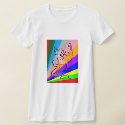 Meow-Meow D4 Tシャツ (レイダウン)