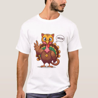 Meow Meow I'm a Cat Thanksgiving Turkey Tシャツ