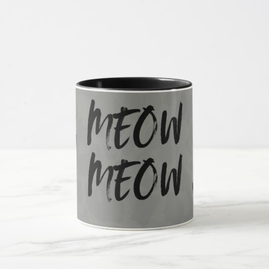 Meow Meow Paw Mug マグカップ (中央)