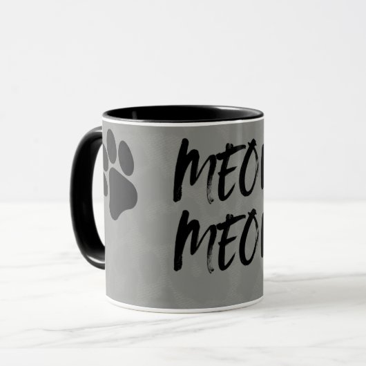 Meow Meow Paw Mug マグカップ (正面左)
