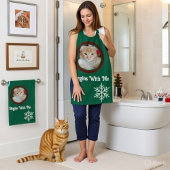 Meow Merry Christmas Photo Customize バスタオルセット