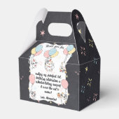 Meow Milestone: Catテーマ1歳の誕生日ありがとう フェイバーボックス (正面サイド)