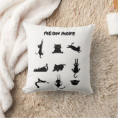 「Meow Mode」装飾用クッション クッション (ブランケット)