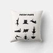 「Meow Mode」装飾用クッション クッション (裏面)