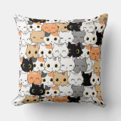 Meow Nation 20x20装飾用クッション クッション (正面)