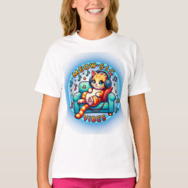 Meow-sic Vibes Cat聞's to Music Tシャツ