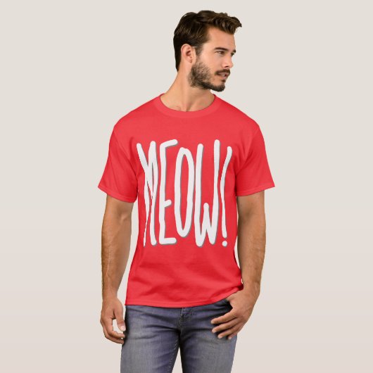 Meow! Tシャツ (正面フル)