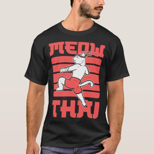 Meow Thai Muay Thai Fighter Tシャツ (正面)