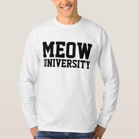 MEOW UNIVERSITY Tシャツ (正面)