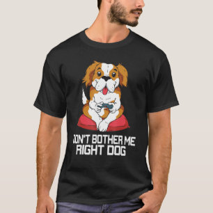 Meow Video Gamer & Caを右おもしろいクリック Tシャツ