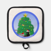 Meow-y Christmas 鍋敷き (正面)