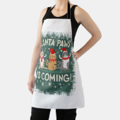 Meow-y Christmas Delight:フェスティバル猫コレクション エプロン (インサイチュ)