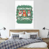 Meow-y Christmas Delight:フェスティバル猫コレクション キャンバスプリント (インサイチュ (寝室))