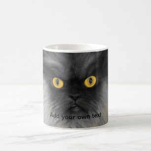 Meow Yellow Eyes大佐 コーヒーマグカップ