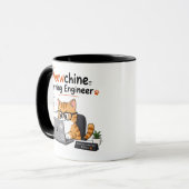 Meowchine Learning Engineer マグカップ (正面左)