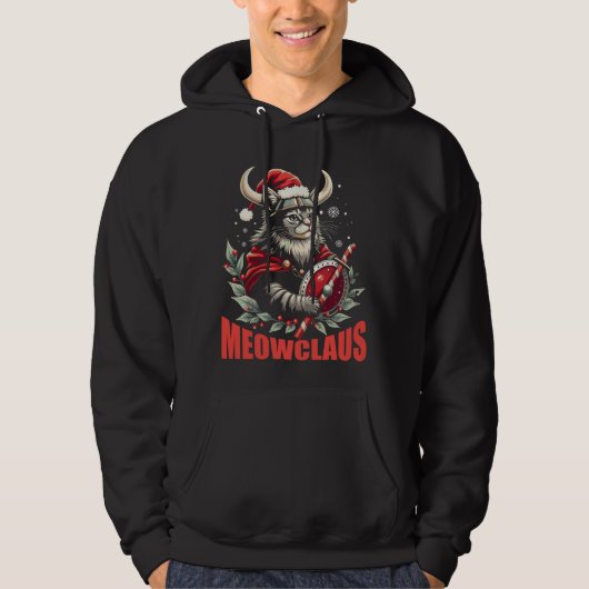 Meowclaus Hoodie パーカ (正面)
