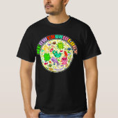 Meowcrobiology Cat Meow Microbiology Science Bacte Tシャツ (正面)