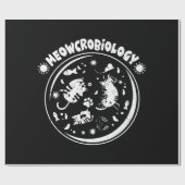 Meowcrobiology Microbiologyキュートなキッテン科学 ラッピングペーパー (フラット)