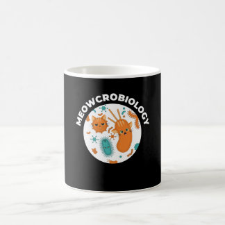 Meowcrobiology Microbiology Cat Kitten コーヒーマグカップ