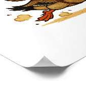 Meowdyパートナーポスタおもしろいーカウボーイキャットライトプリント ポスター (角)