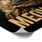 Meowdy Cat Shirt Meowdy Cowboy Cat Country Western ポスター (角)