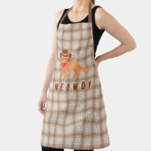 Meowdy Cowboy Cat Dad Father's Day Grilling Apron エプロン (インサイチュ)