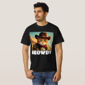 MEOWDY COWBOY CAT MENS T-SHIRT Tシャツ (正面フル)