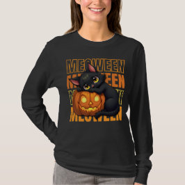 MEOWEEN -猫好きハロウィーン Tシャツ