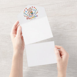 Meowentine 招待状のデザイン オールインワン招待状