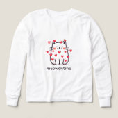Meowentine Cat Design – Cute Valentine’s Day Love (デザイン正面)