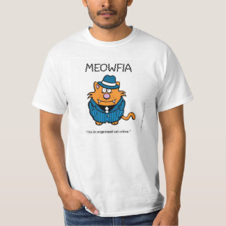 MEOWFIA. 猫を話すために学んで下さい Tシャツ