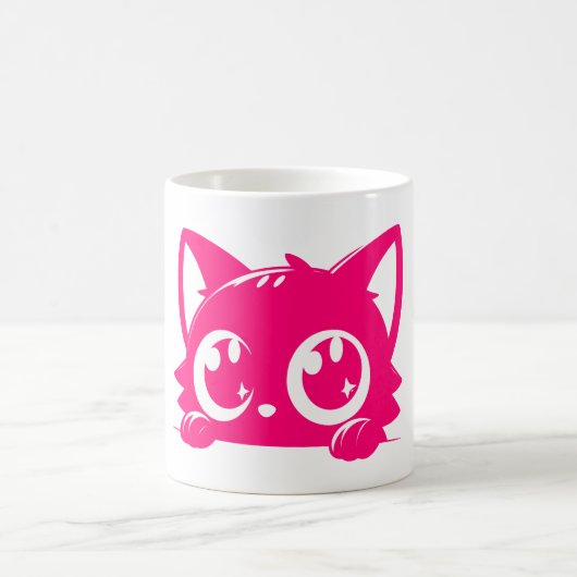 Meowgical Moments：かわいい猫マグカップ コーヒーマグカップ (中央)